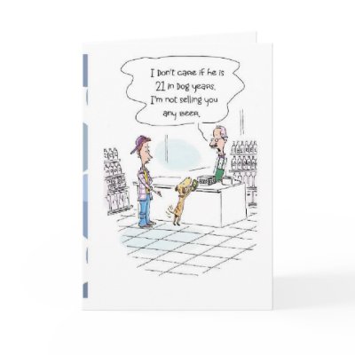 Funny 21st Birthday Card! by rkaygroup