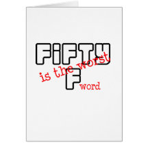 Funny, "50th Birthday" design Card