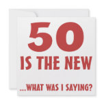 Funny 50th Birthday Gag Gifts invitations