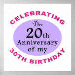 Funny 50th Birthday Gag Gifts Posters