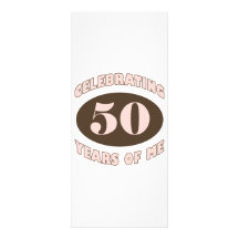 Funny 50th Birthday Gifts Personalized Rack Card