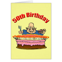 Funny 50th Birthday Invitations Greeting Cards