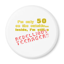 Funny 50th Birthday Present Magnets