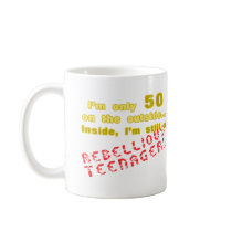 Funny 50th Birthday Present Coffee Mugs