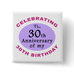Funny 60th Birthday Gag Gifts Pin