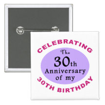 Funny 60th Birthday Gag Gifts Pin
