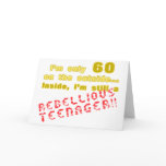 Funny 60th Birthday Present cards