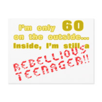 Funny 60th Birthday Present Post Card