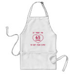 Funny 65th Birthday Gifts (Heart) Aprons
