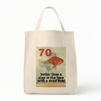 Funny 70th Birthday bags