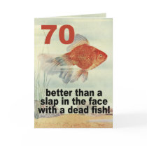 Funny 70th Birthday cards