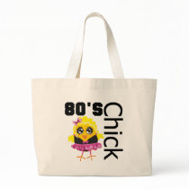 Funny 80s Chick Tote Bag