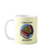 Funny accordion mugs