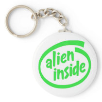 Funny alien key chains