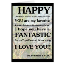 Funny all Occasions Card