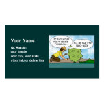 Funny Alligator Cache Geocaching Signature Handle Business Card Template