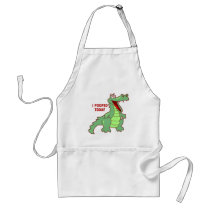 Funny Alligator Pooped Today Apron