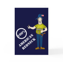 Funny American Redneck Card