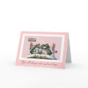 Funny Animals; Vintage Frogs Valentine's Day cards