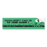 Funny anti Obama Bumper Sticker