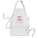 Funny apron Mummy In Training Baby supply apron