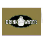 Funny Army "Drink Water" cards