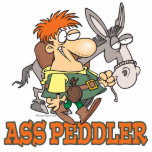 funny ass peddler donkey pun cartoon photo sculptures