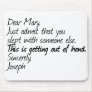 Funny atheist design mousepads