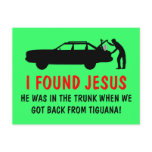 Funny atheist I found Jesus postcards