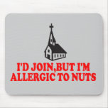 Funny atheist mousepads