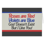 funny atheist valentine greeting card