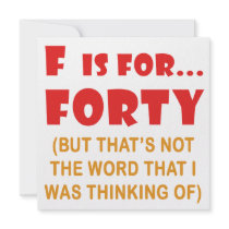 Funny Attitude 40th Birthday Gag Gifts Personalised Announcement