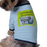 funny attorney lawyer joke pet clothing