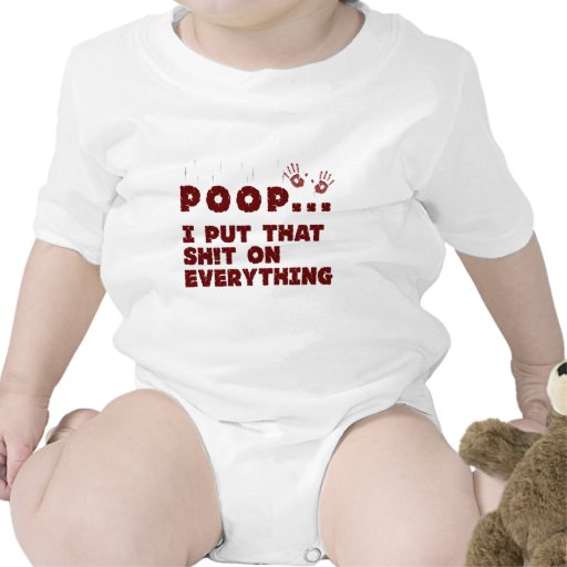 funny baby clothes sayings - baby poop joke shirt