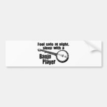 Funny Banjo Bumper Stickers