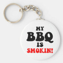 Funny barbecue keychain