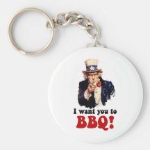 Funny barbecue keychains