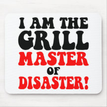 Funny barbecue mouse mat
