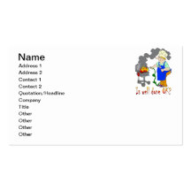 Funny Barbeque Design - Is Well Done OK? Business Card