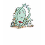 funny bartender octopus t-shirts