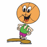 funny basketball character photo sculptures