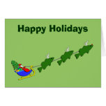 Funny Bass Fishing Christmas Card