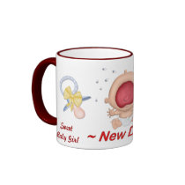 Funny Bawling Baby for New Dad - Customise Mugs