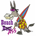 funny beach bum donkey ass silly cartoon photo sculptures