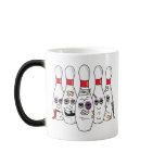 Funny Beat Up Bowling Pins Mugs