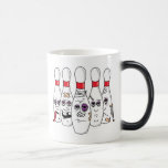 Funny Beat Up Bowling Pins Mugs