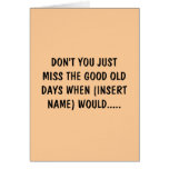 Funny beaver birthday card