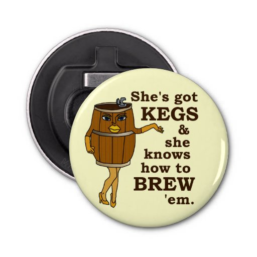 Funny Beer Brewer Keg Woman Zazzle