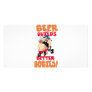 funny beer drinker cartoon personalized photo card