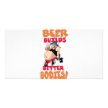 funny beer drinker cartoon photo cards